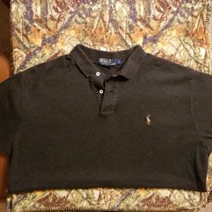 Men's Dark Gray Polo Shirt
